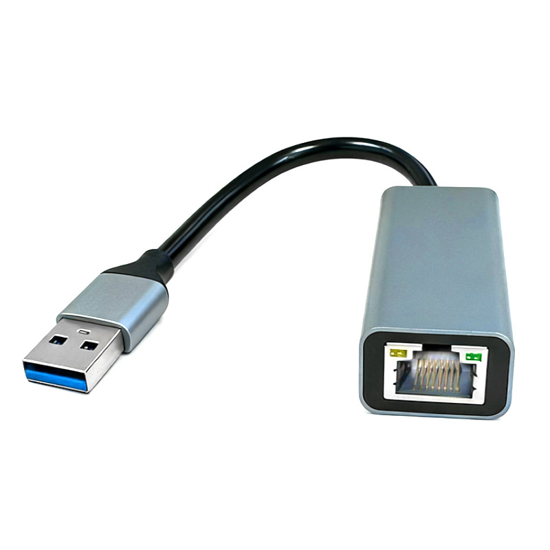 Tarjeta de red USB Gigabit Tarjeta de red Ethernet cableada 1000M / s USBtypec a RJ45 tarjeta de red Gigabit sin unidad