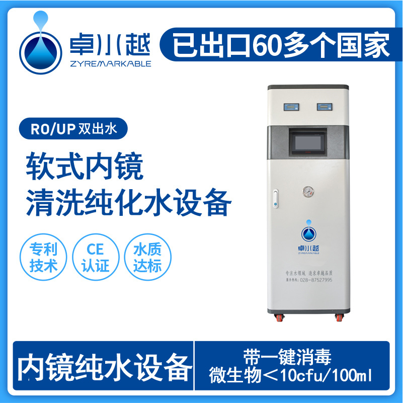 胃镜清洗消毒纯水机 喉镜清洗消毒纯水机 四川消毒纯水机厂家