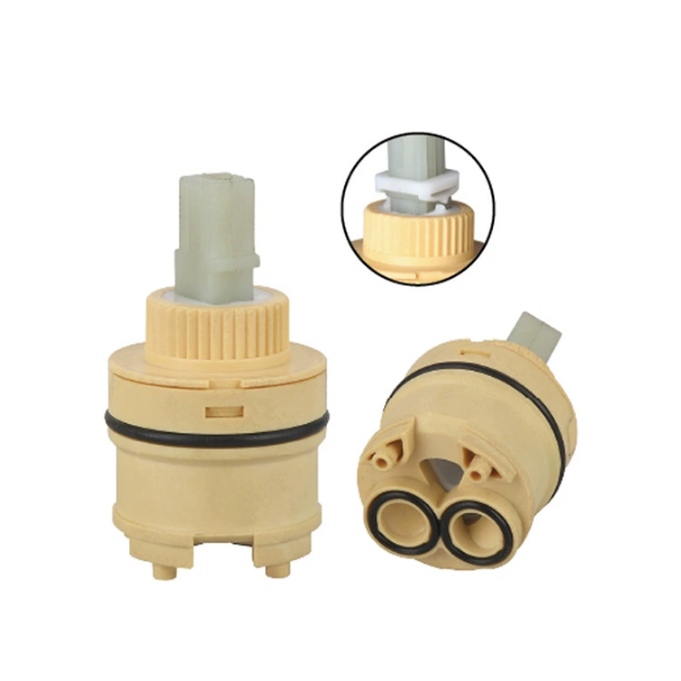 Пластиковая катушка M35 с высокой ножкой для герметизации воды керамический циферблат горячий и холодный смеситель для ванной комнаты