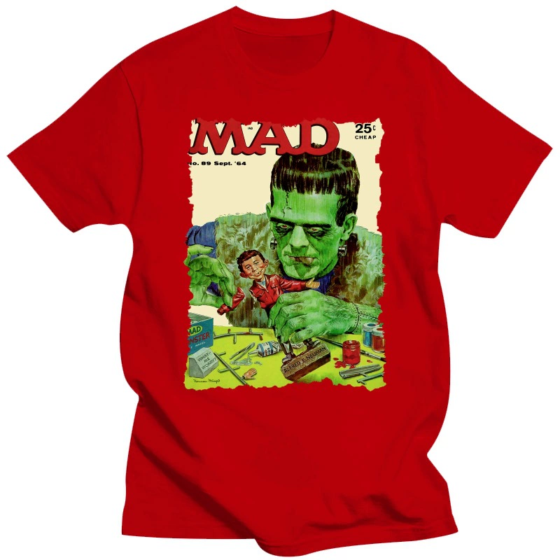 1964 обложка MAD Magazine, футболка с ловким охлаждением, с Америкой