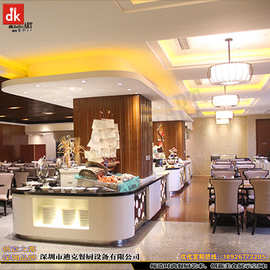 迪克自助餐台工厂 移动布菲车布菲台定制 酒店自助餐厅布菲台图片