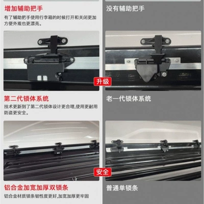 roof luggage box, large – Roof box