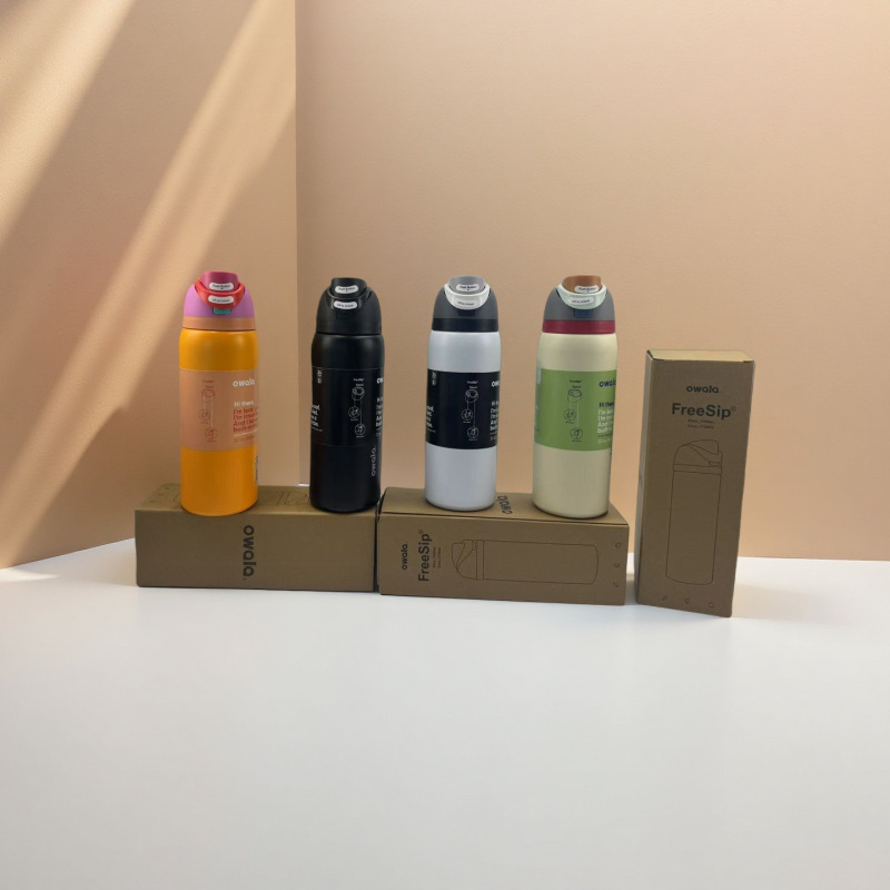 新款Owala32oz24oz运动水壶304不锈钢保温杯户外便携手提式双饮杯|undefined