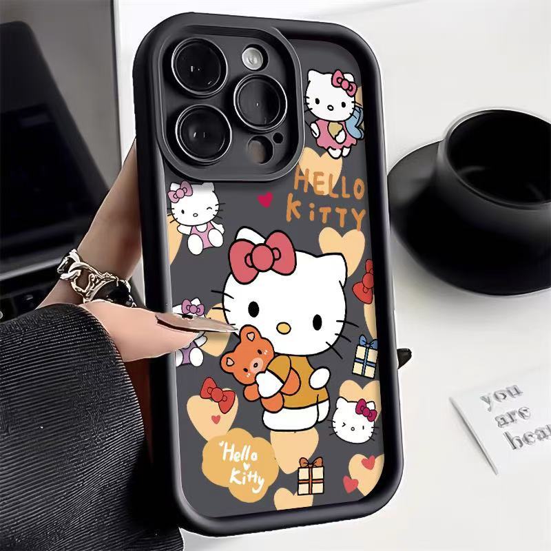 Funda para teléfono móvil iphone16 para Japón y Corea del Sur Apple 15promax/14 anti-caída 13pro12 dibujos animados 11 nuevo xr