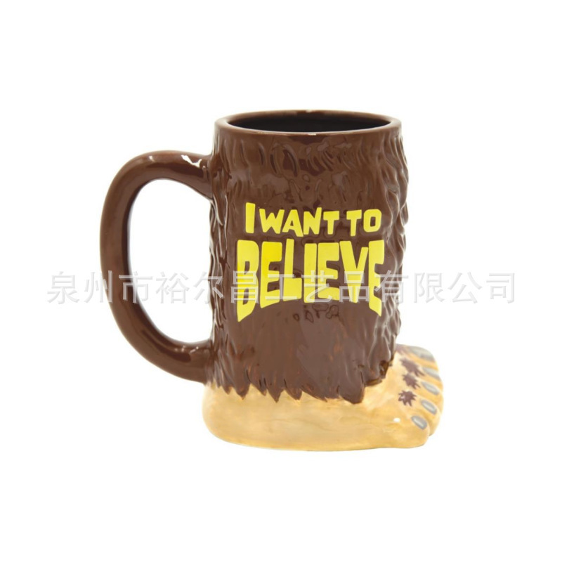Novelty Ceramic Cup Special-shaped Coffee Cup Creative Big Foot Milk Cup Interesting Mug Cross-border Hot Cup Tea