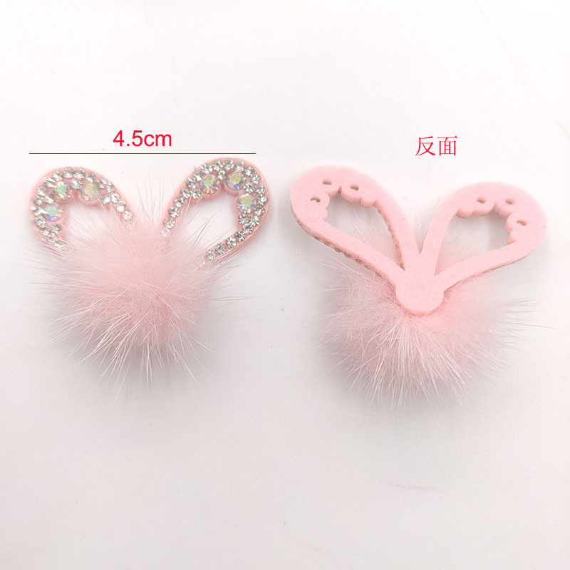 Mink hair ball Bright Rabbit Ear DIY hair accessories Material Cat…