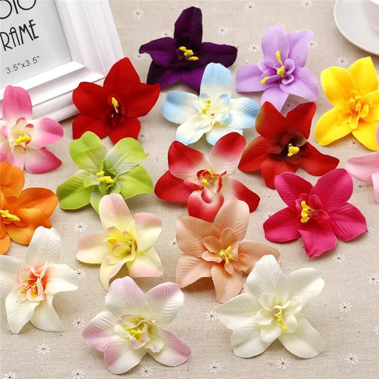 Artificial Flowers, Silk Flowers, Butterfly Orchids, Thai Orchids, Lilies, DIY Headwear, Clothing, Hat Flowers, Accessories, Arrangement Flowers, Wholesale