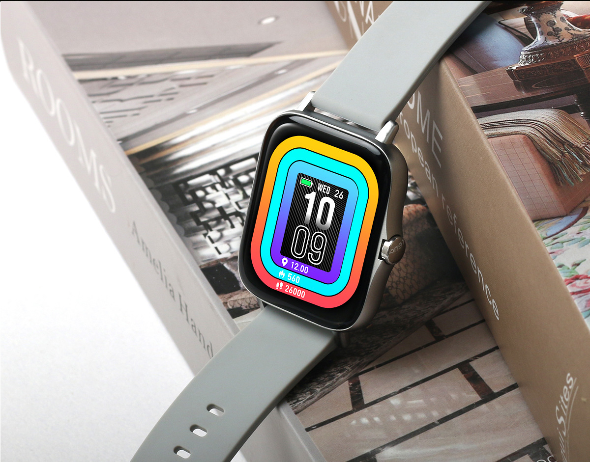 T42 SmartWatch Bluetooth appel moniteur de fréquence cardiaque étanche_voghion.com