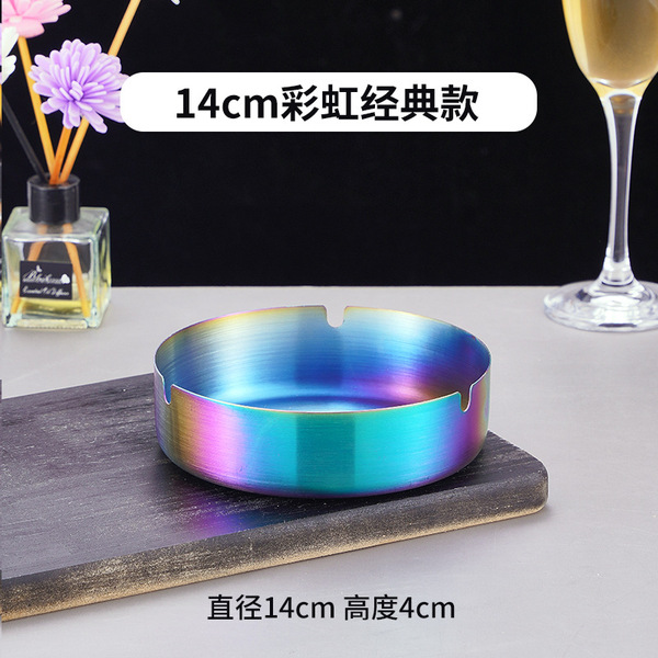 windproof ashtray stainless steel for hotel for commercial use