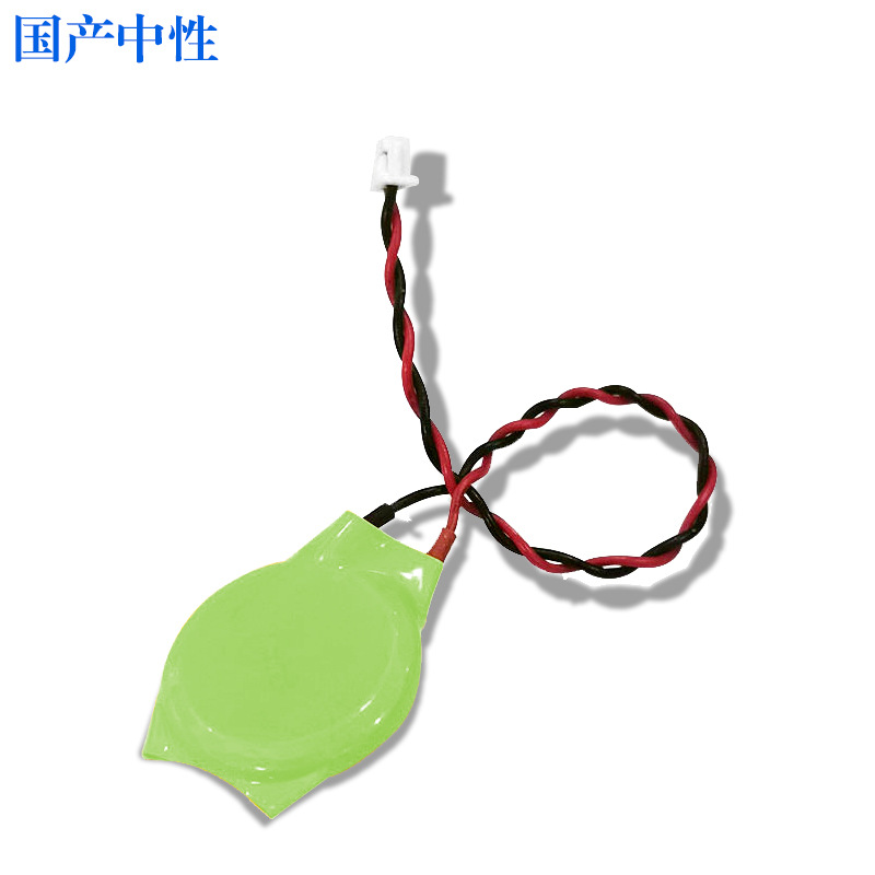 国产中性纽扣电池CR1220带线插头3.6V电池可制作各种插头带线