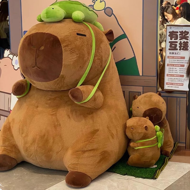 Extra Large Douyin Internet Celebrity Capybara Capybara Doll Cute Giant Capybara Stuffed Toy Girl Birthday Gift