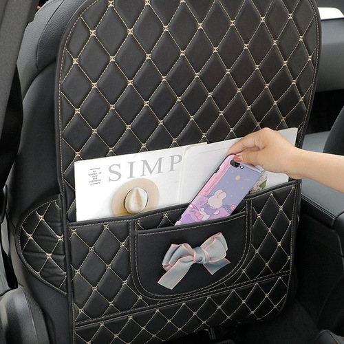 Car rear seat back anti-kick pad children's cartoon cute rear seat protective pad car safety seat anti-wear pad