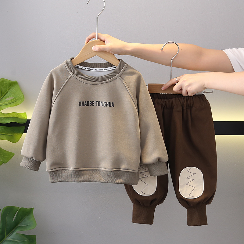 Spring long-sleeve for boys with letters