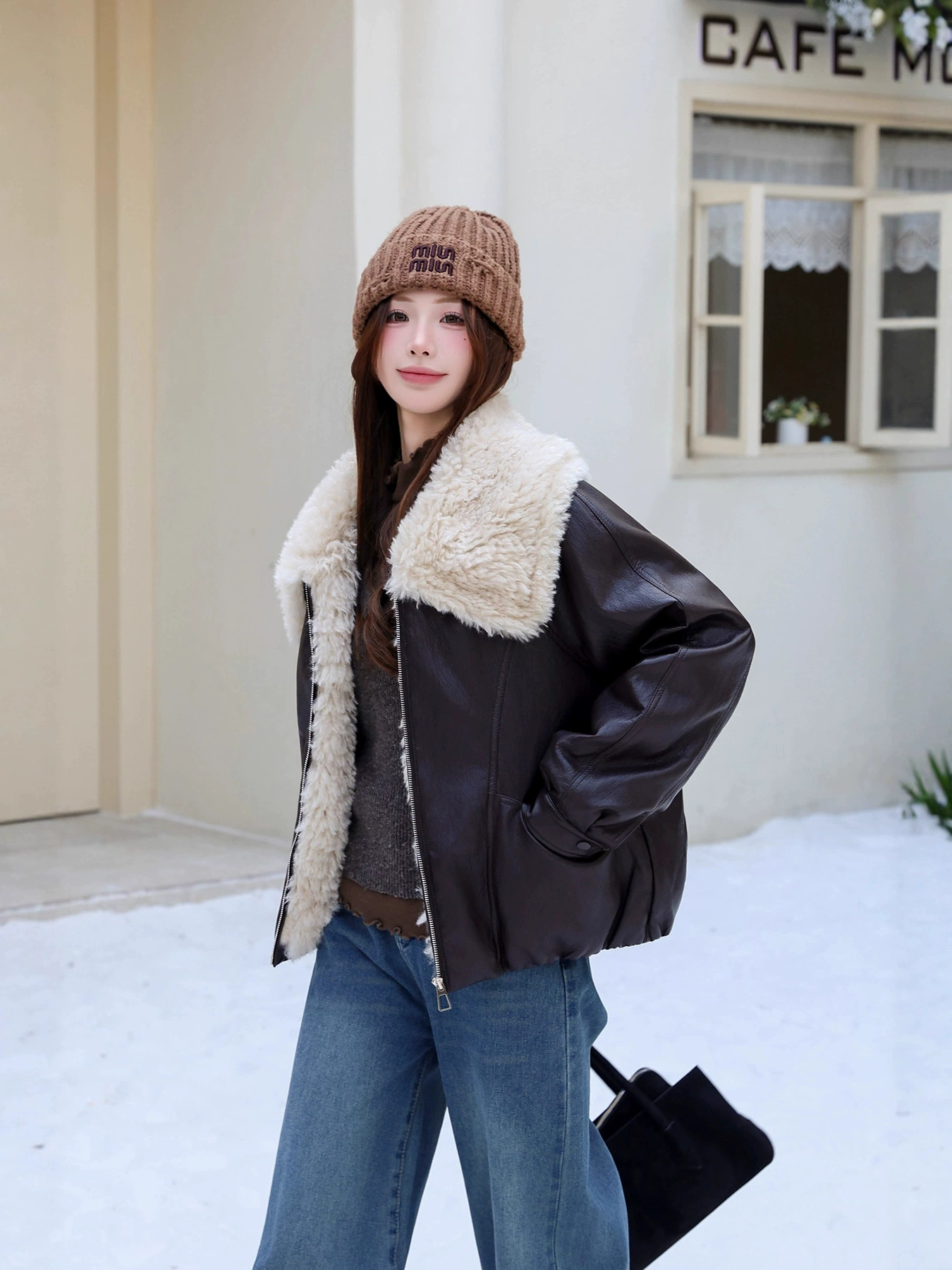 Короткая куртка с пухом для отдыха, корейский стиль, oversize, увеличенная толщина