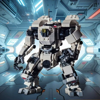现货1385号A2338泰坦陨落2-野牛泰坦moc-216787积木玩具儿童拼搭