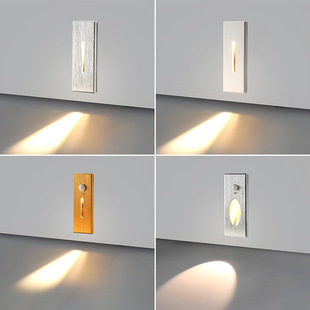 Triac Thyristor Foot Lamp Embedded Hotel Corner Lamp Human Body Sensor Night Light Stair Step