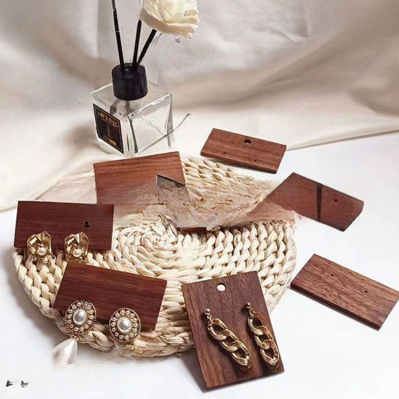 Storage system from natural wood, earrings, cards, pendant, jewelry, accessory, stand