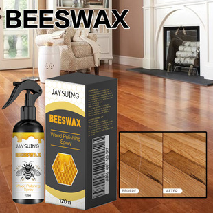 Jaysuing Beeswax Wood Polishing Spray Furniture Floor Polishing Care Scratch Renovation Care Spray