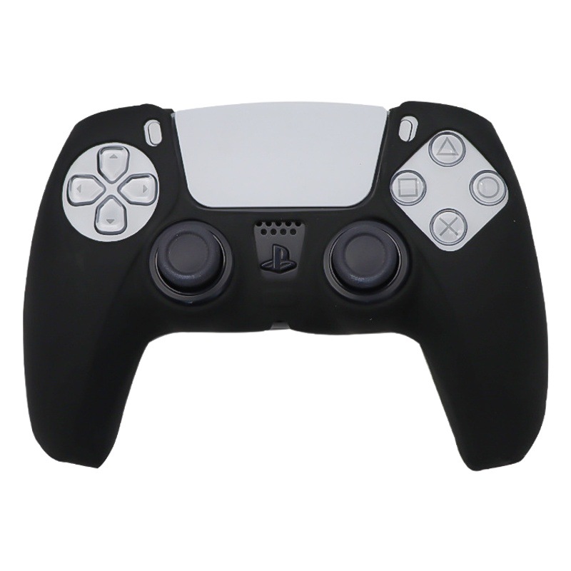 Funda Protectora de Silicona para Control PS5, Antideslizante, con Tapas de Joystick