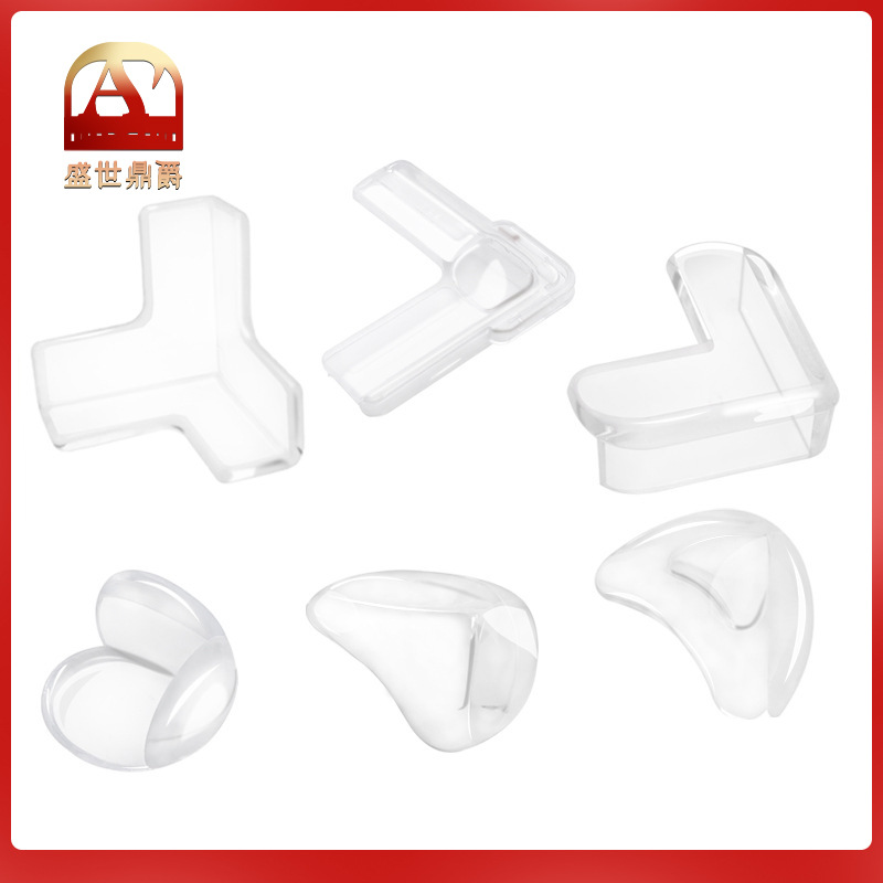 Children's Anti-collision Corner Transparent Anti-collision Anti-collision Corner Protector Coffee Table Furniture Soft-wrap Corner Edge-wrap PVC Protective Cover