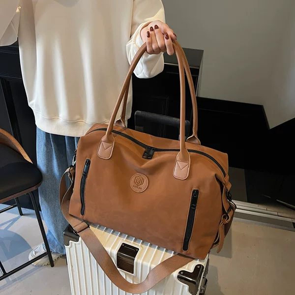 Portable Short-Distance Outing Travel Bag Women's Large-Capacity Business Trip Luggage Bag Fitness Bag Travel Lightweight Luggage Bag Satchel