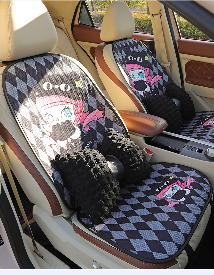 24 New Four Seasons Universal Cartoon Bubble Mart Honeycomb Mesh Multi-piece Car Seat