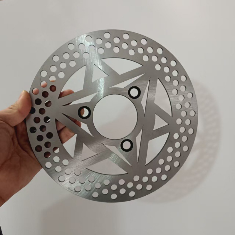Aircraft-Grade Disc Brake Rotor 220*58*4 Thick - Hole Spacing 70, Brake Disc No. 9 for Niu, Yadea, Lujia Front Wheel, Thickened