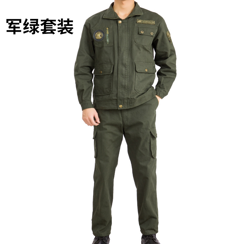 카키 세트 [두꺼운 직물]