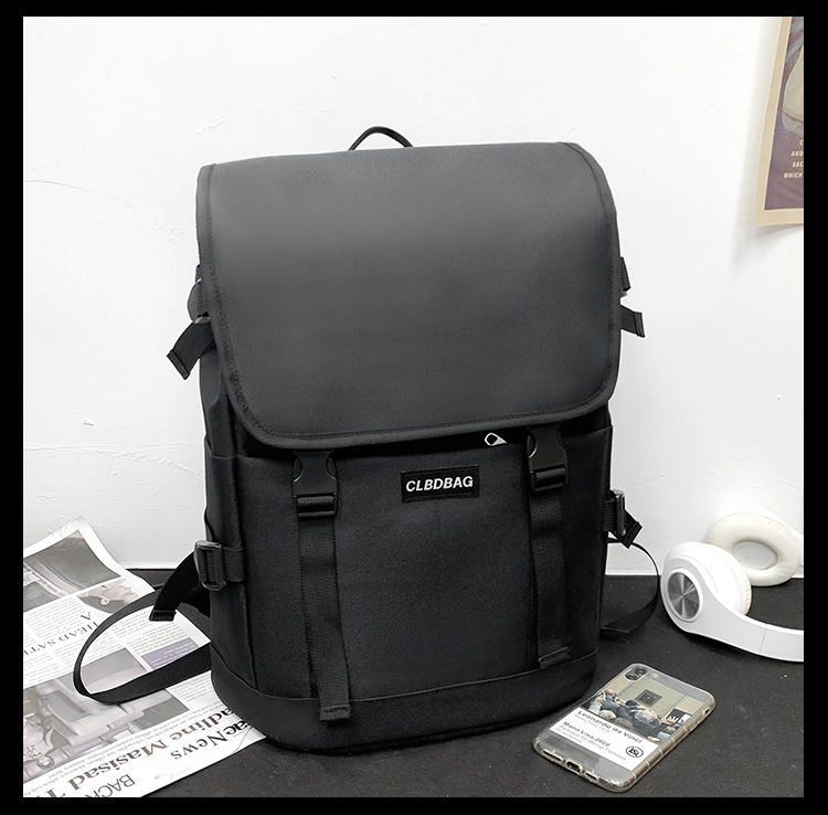 Backpack Korean Fashion Rucksack College Student School Bag Trend Travel Bag Computer Bag display picture 14