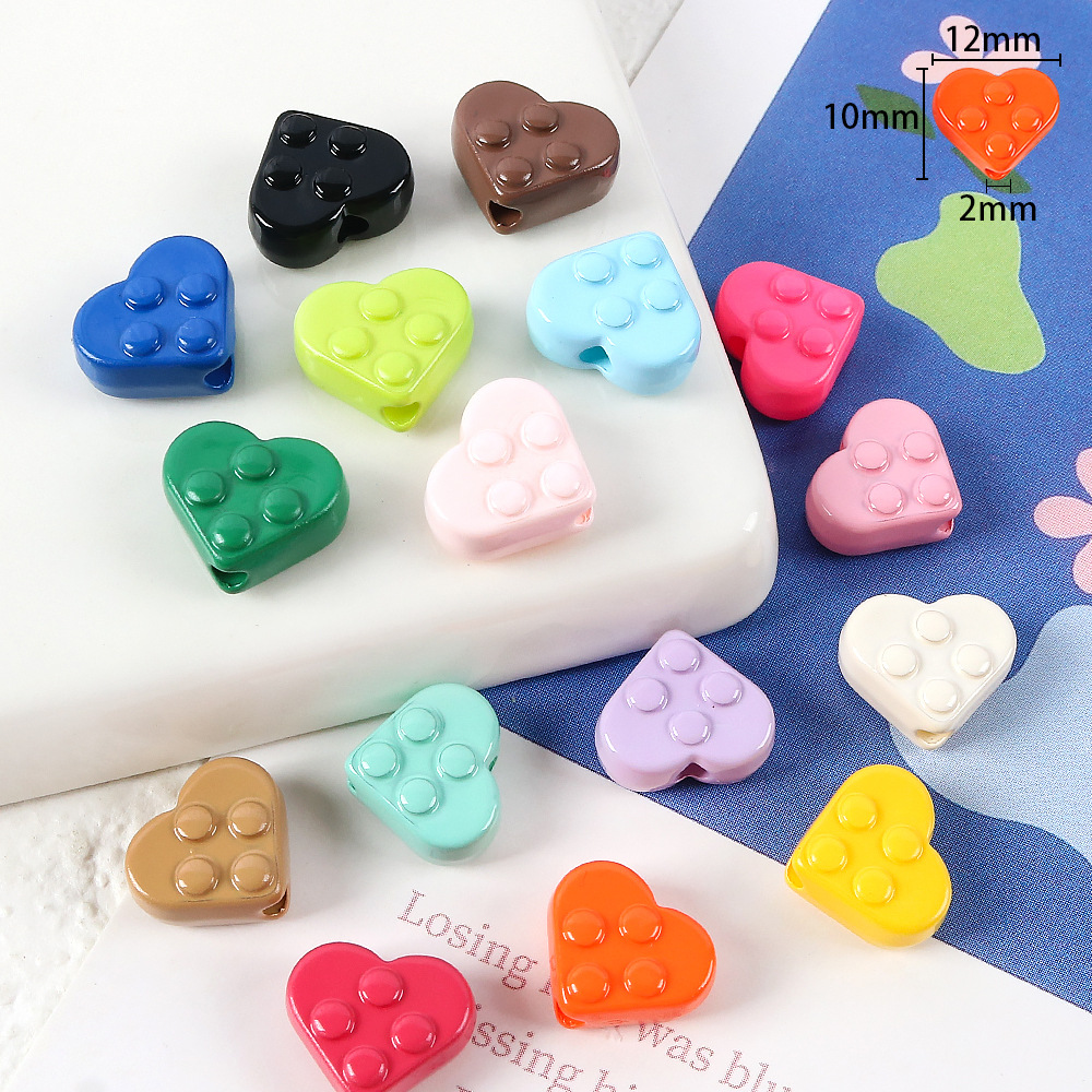 48# building blocks love beads