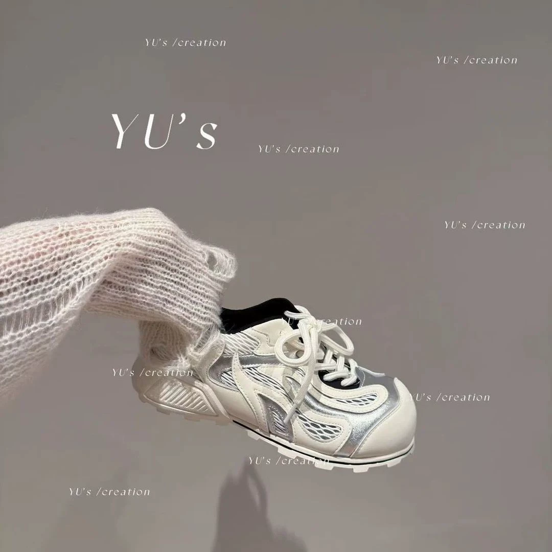 Аутентичные эстетические туфли для боулинга женский 2025 весна лето новый открытый дышащий легкий модный буфет