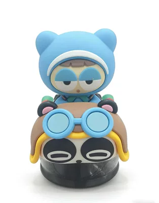 New Retro Racing Kart: Car ornaments - blue-baby-ornaments-drift
