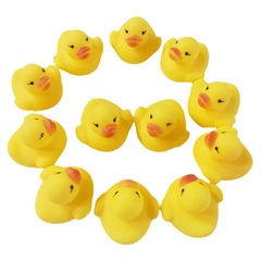 Water Play Toy Rubber Duck Rubber Duck Water Play Mini Baby Sound Making Intelligent Squeezing Call Toy