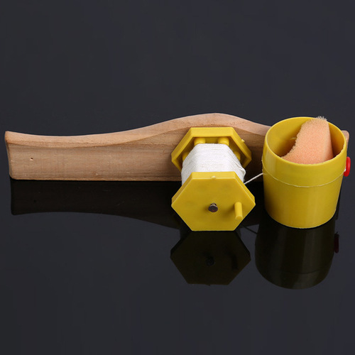 Woodworking hand tools ink fountain with thread hand-cranked wooden all-bamboo all-plastic ink fountain half-bamboo ink fountain spring