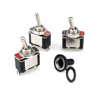 Rocker arm toggle switch auto-motorcycle modification 12mm toggle switch KN3A-101 2 pin 2 pin/screw pin
