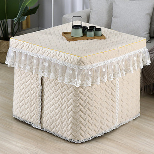 Thickened Baking Stove Cover New Square Electric Stove Cover Winter Baking Table Cover Coffee Table Electric Heater Cover