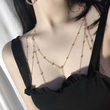 欲风项链女ins小众百搭轻奢辣妹风新款胸链身体链性感 吊带配饰