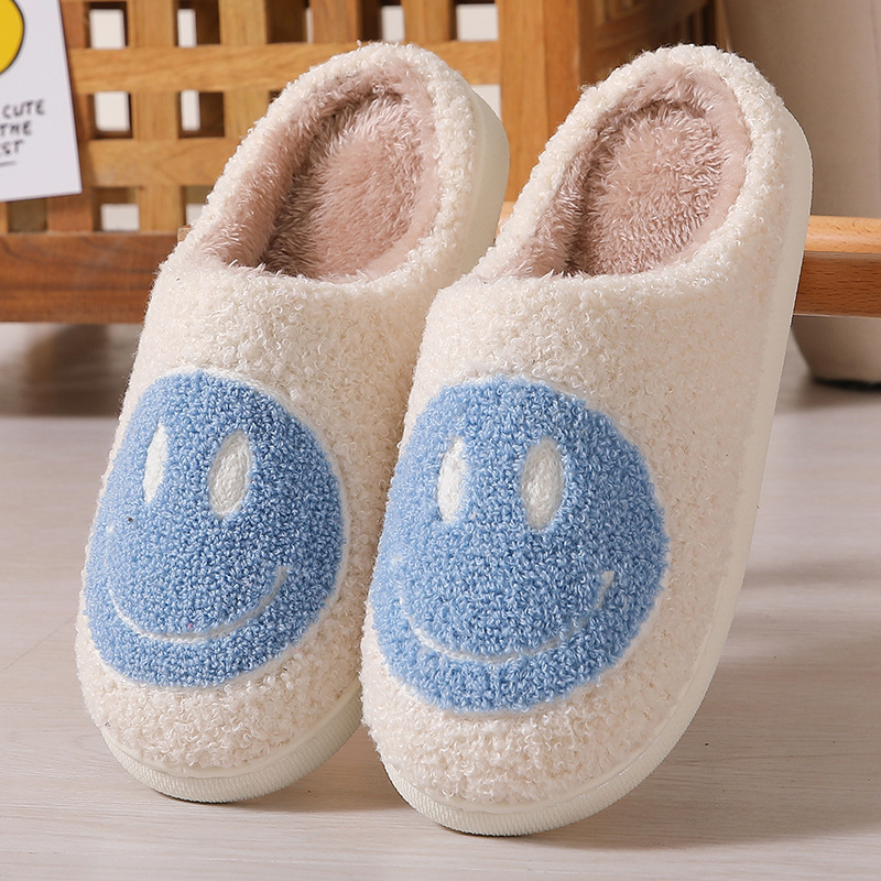 (Cross-border trading), winter rainbow keep warm slippers