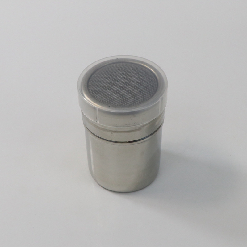 Individual 304 esparcidor de polvo de acero inoxidable 16 guirnalda de café molde modelo de impresión cuchara de café de plástico fábrica