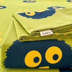 厚手の綿の古い粗い布のベッドシーツ 3 点セット ダブル ホーム リネン シーツ 学生寮 漫画の純綿シーツ