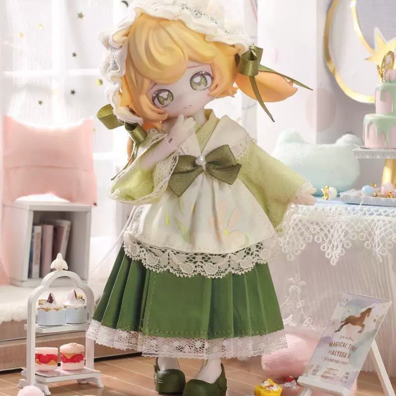 [正版米甜物语奇幻森林BJD盲盒12分BJD可动不可食用人偶]