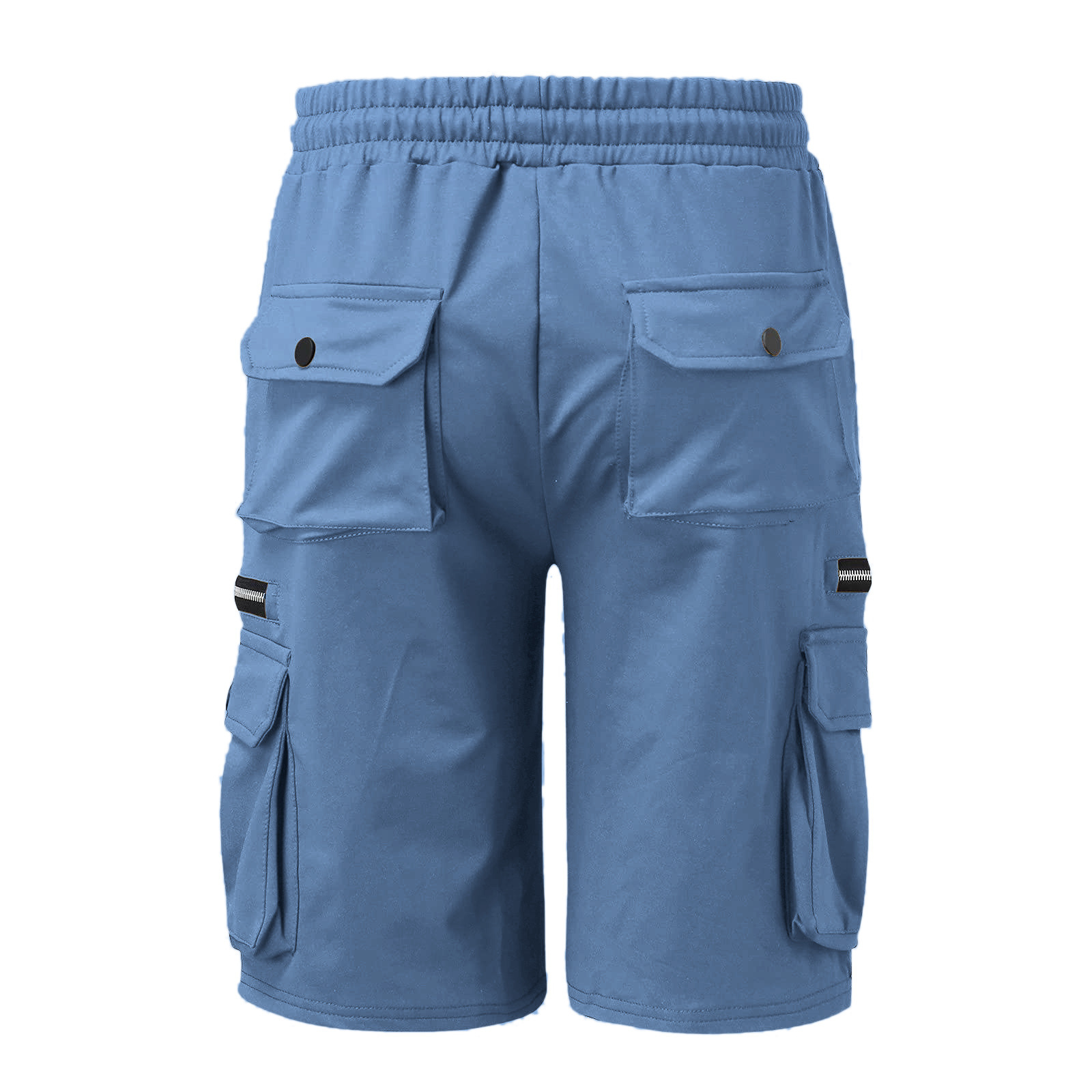 Herr sommar arbetsshorts i bomull, lös passform casual_voghion.com