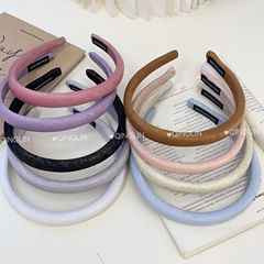 精緻細閃純色細邊發箍女洗臉外出簡約發卡2024年新款網紅氣質頭箍