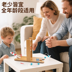 木製ミニはしごゴルフ子供大人のおもちゃ親子ゲームインタラクティブ教育啓発メーカー人気モデルストレート