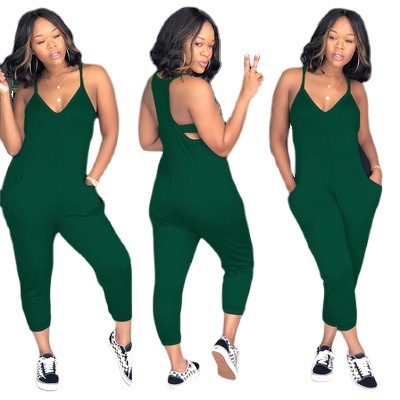 2023 verano europeo y americano transfronterizo sexy ropa de mujer Amazon multicolor multi-tamaño mono casual image 6