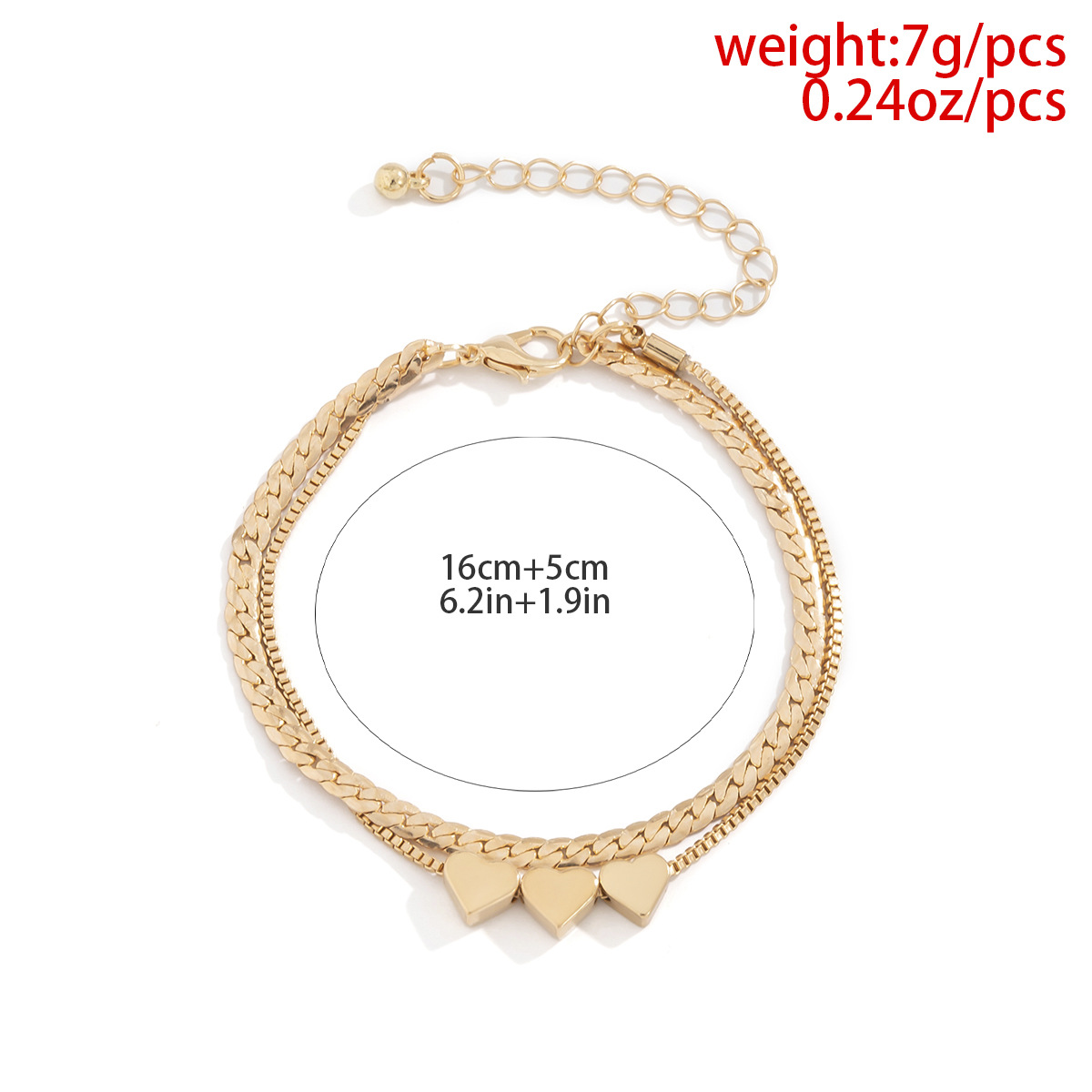 European and American simple heart thin snake bone necklace bracelet