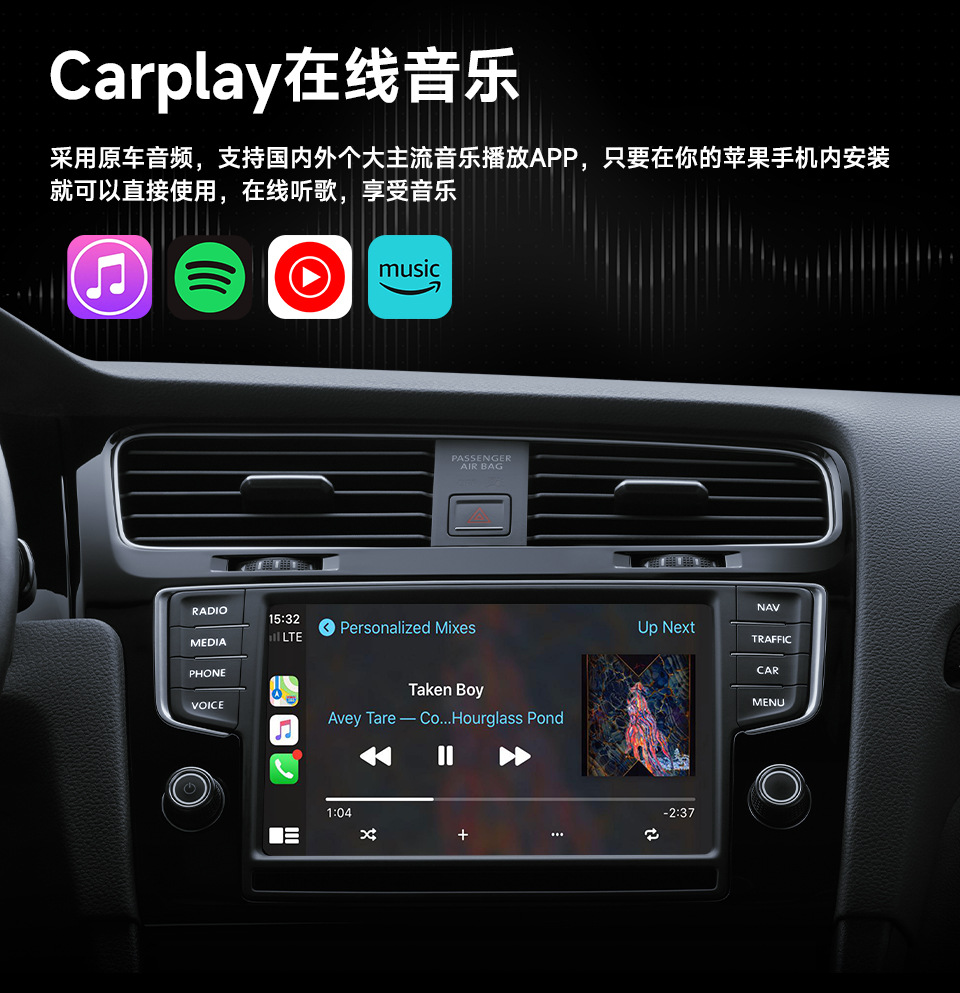 Wireless carplay Adapter Wireless Android Auto Wired to Wireless Car Navigation carplay Adapter