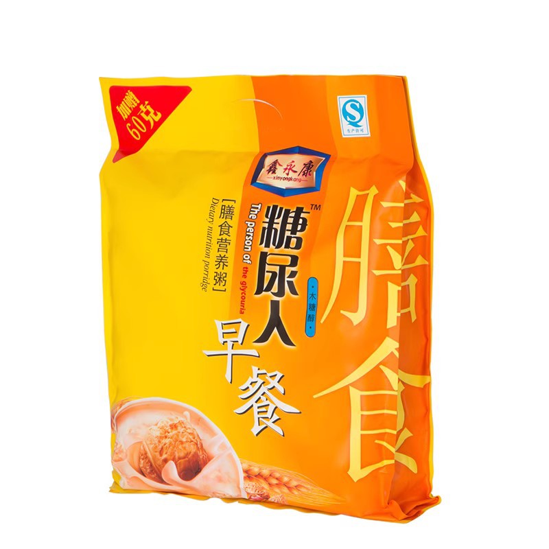 鑫永康即食营养粥早餐代餐营养麦片纯谷物660克晚餐低卡膳食纤维