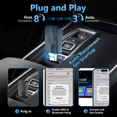 Simsiz CarPlay və Android Auto: Carplay Box