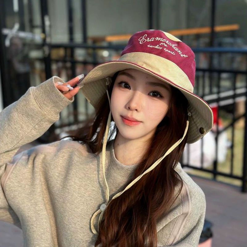 Spring summer travel climbing denim cap for men and women, American style, with embroidery, sun protection